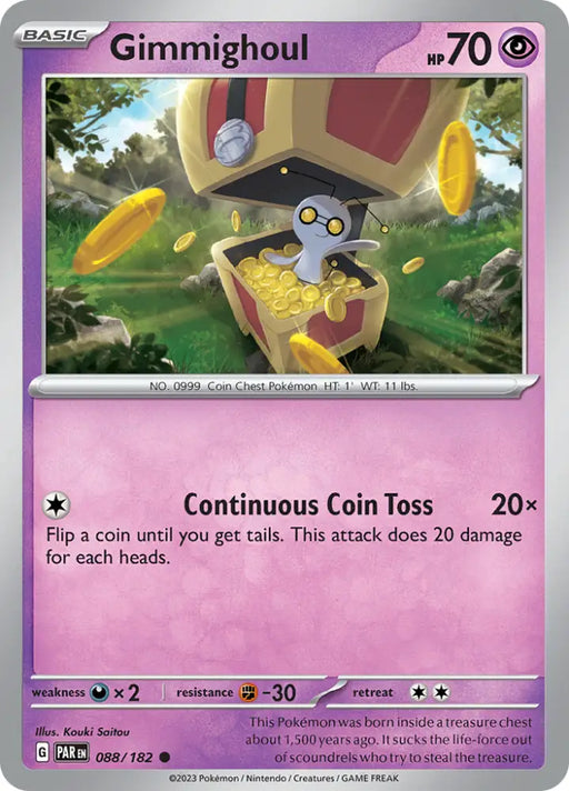 Gimmighoul (088/182) [Scarlet & Violet: Paradox Rift] - Pokemon Single