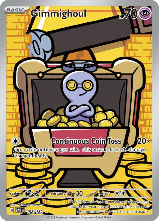 Gimmighoul (198/182) [Scarlet & Violet: Paradox Rift] - Pokemon Single