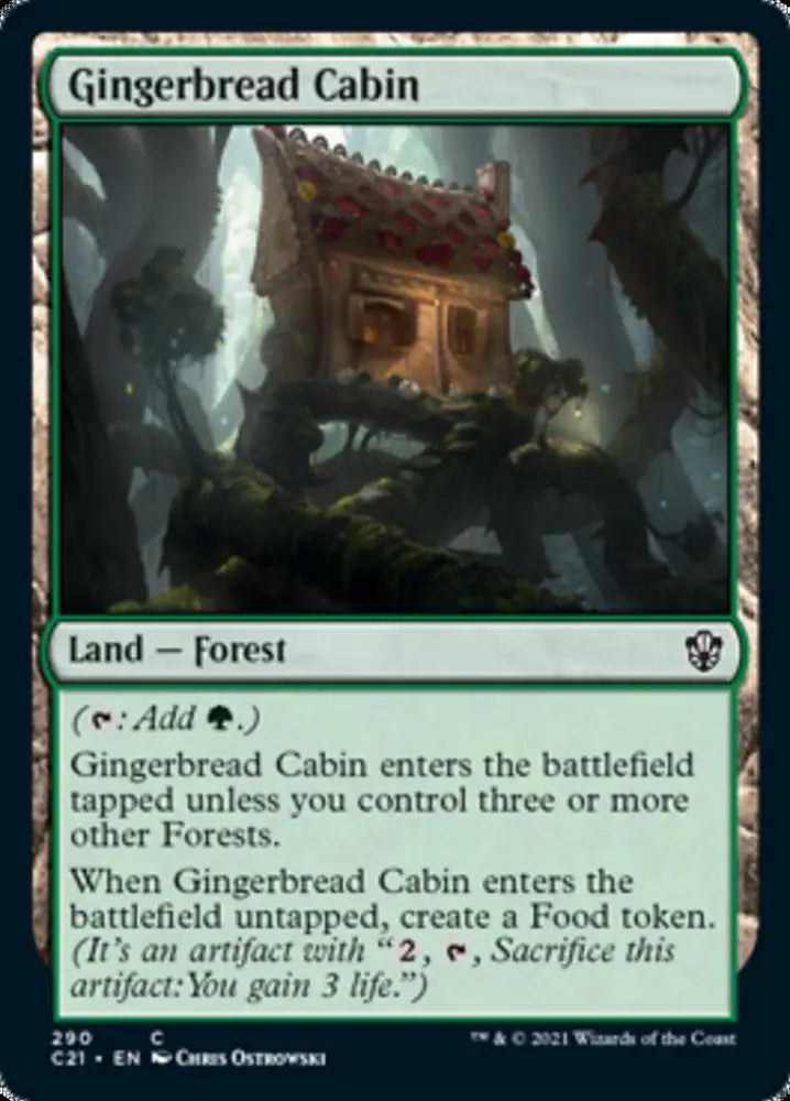 Gingerbread Cabin [Commander 2021] - MTG Single