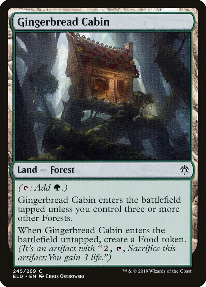 Gingerbread Cabin [Throne of Eldraine] - MTG Single