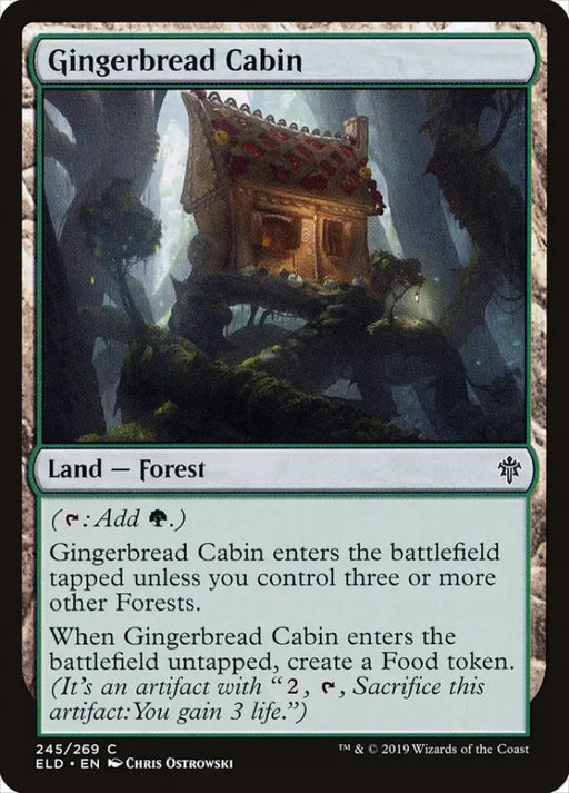 Gingerbread Cabin [Throne of Eldraine] - MTG Single