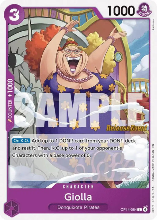 Giolla (OP14-064) [The Azure Sea's Seven Release Event Cards]