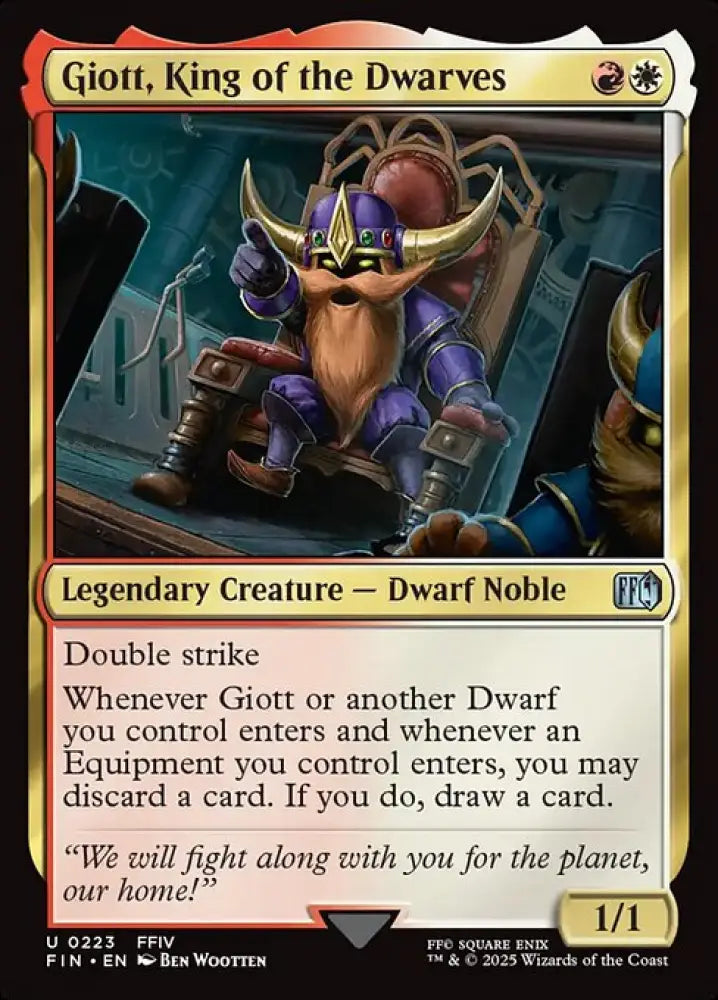 Giott, King of the Dwarves (223) [Final Fantasy]