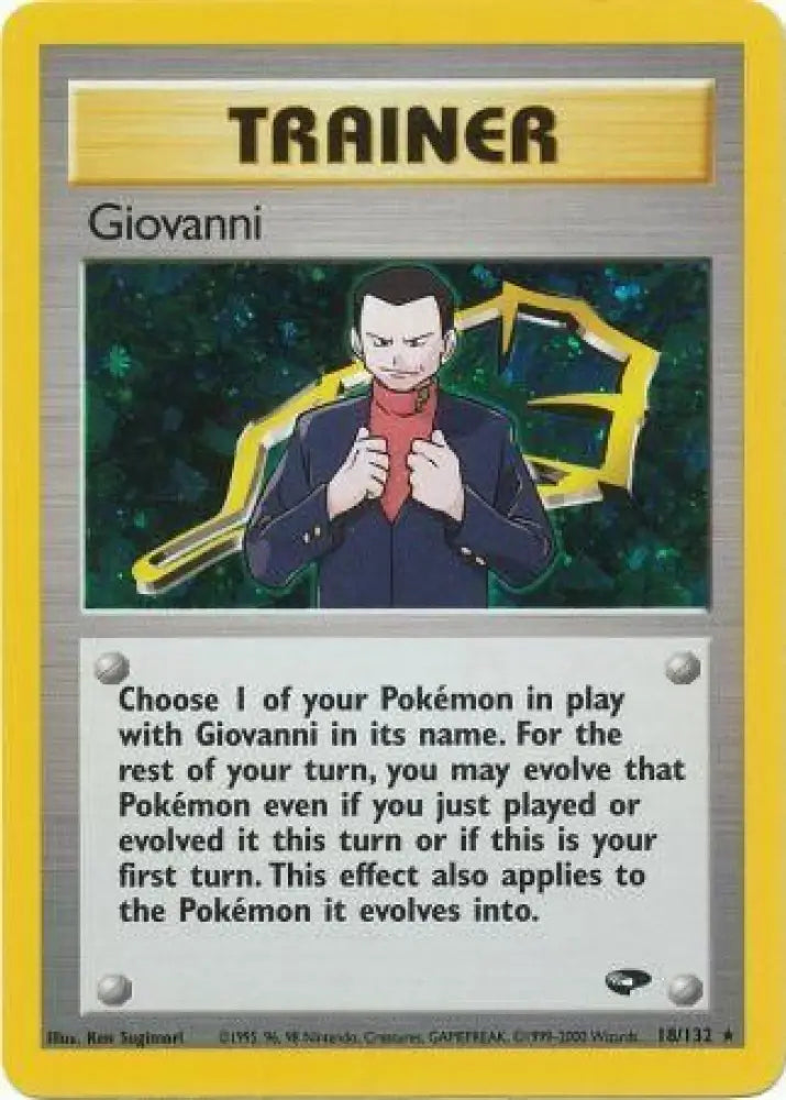 Giovanni (18/132) [Gym Challenge Unlimited] - Pokemon Single
