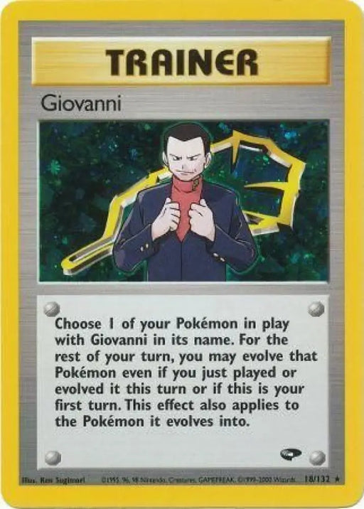 Giovanni (18/132) [Gym Challenge Unlimited] - Pokemon Single