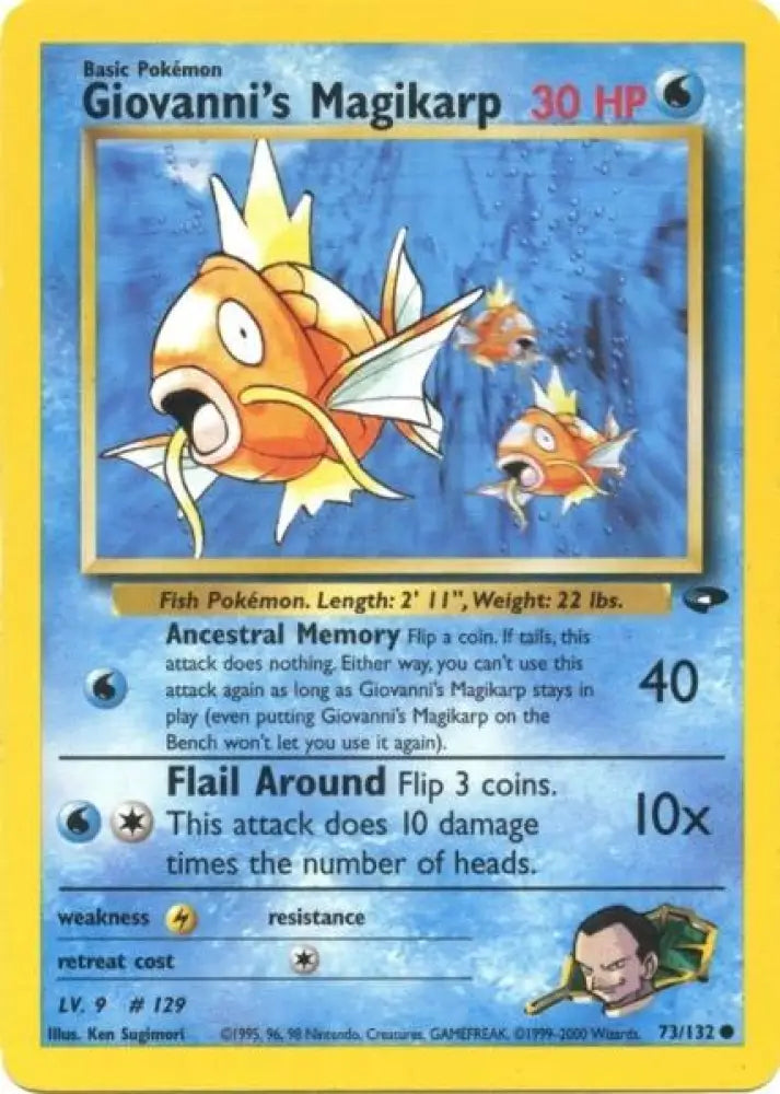 Giovanni’s Magikarp (73/132) [Gym Challenge Unlimited] - Pokemon Single