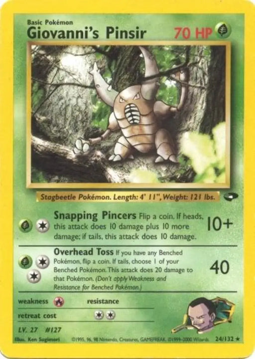 Giovanni’s Pinsir (24/132) [Gym Challenge Unlimited] - Pokemon Single