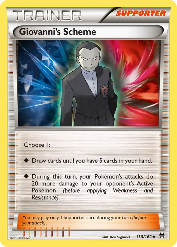 Giovanni’s Scheme (138/162) [XY: BREAKthrough] - Pokemon Single