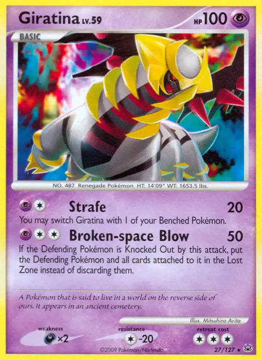 Giratina (27/127) [Platinum: Base Set] - Pokemon Single