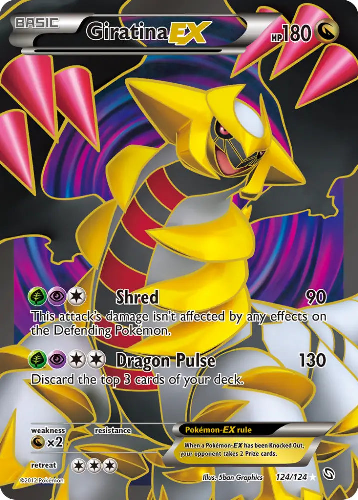 Giratina EX (124/124) [Black & White: Dragons Exalted] - Pokemon Single