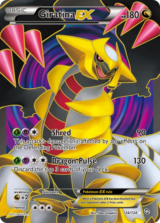 Giratina EX (124/124) [Black & White: Dragons Exalted] - Pokemon Single