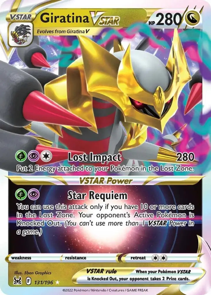 Giratina VSTAR (131/196) [Sword & Shield: Lost Origin] - Pokemon Single