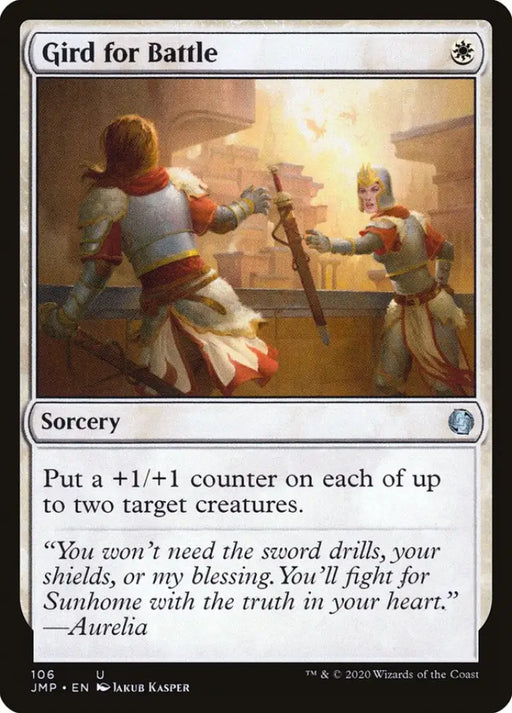 Gird for Battle [Jumpstart] - MTG Single