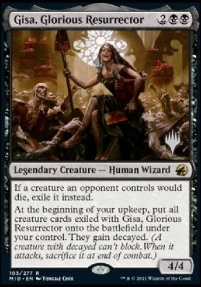 Gisa Glorious Resurrector (Promo Pack) [Innistrad: Midnight Hunt Promos] - MTG Single