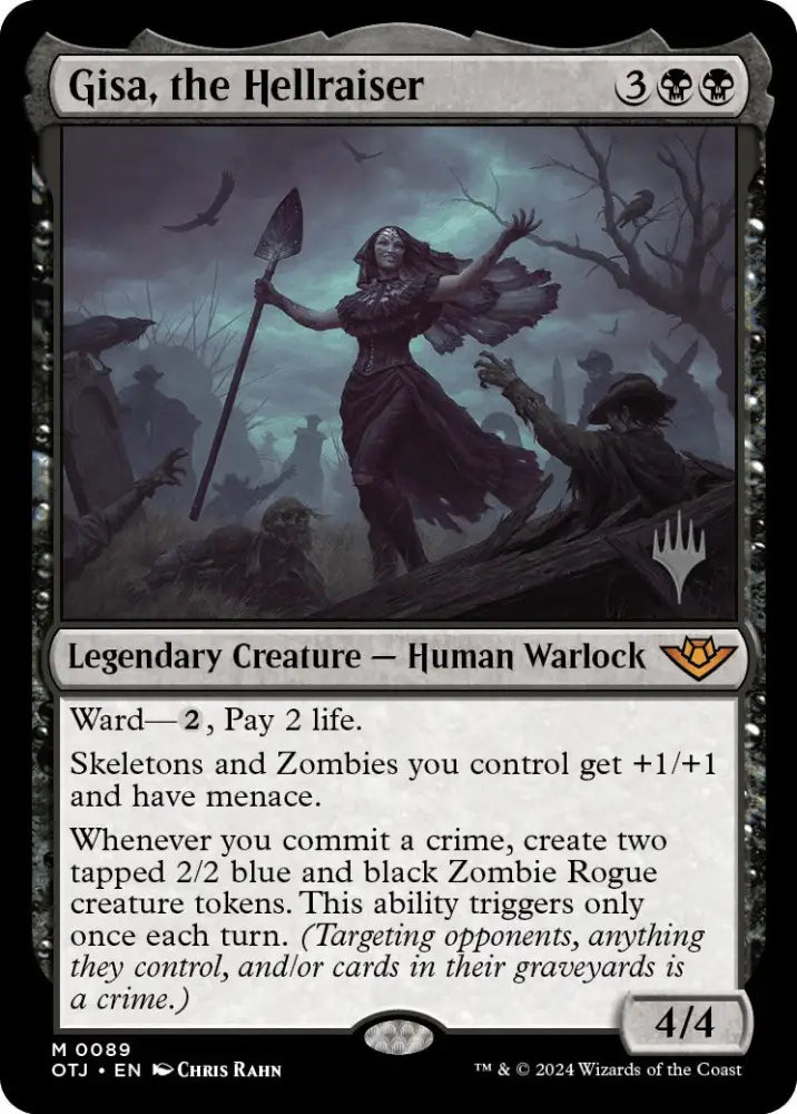 Gisa the Hellraiser (Promo Pack) [Outlaws of Thunder Junction Promos] - MTG Single