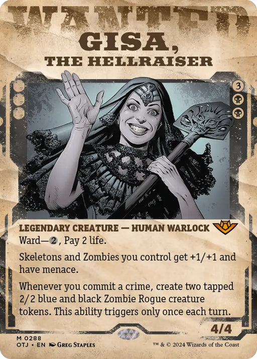 Gisa the Hellraiser (Showcase) [Outlaws of Thunder Junction] - MTG Single