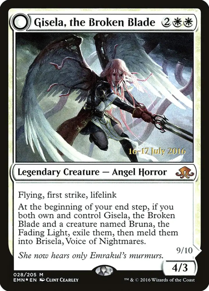Gisela the Broken Blade [Eldritch Moon Prerelease Promos] - MTG Single