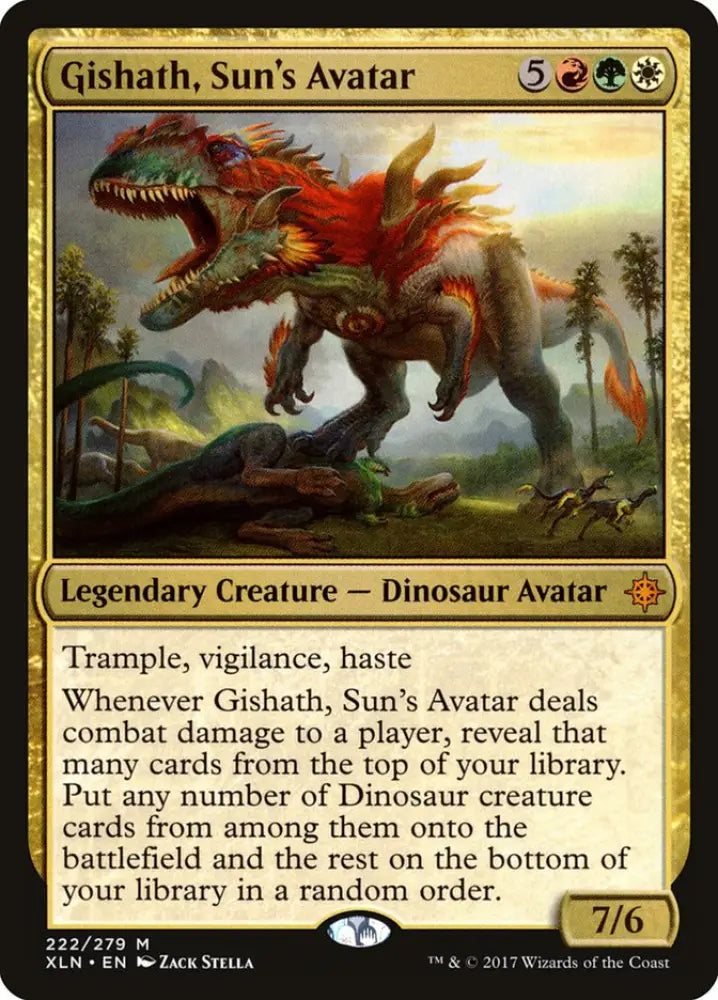 Gishath Sun’s Avatar [Ixalan] - MTG Single