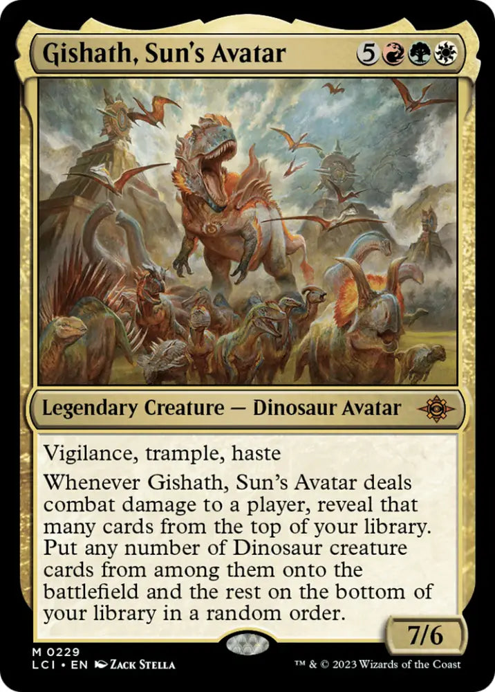 Gishath Sun’s Avatar [The Lost Caverns of Ixalan] - MTG Single