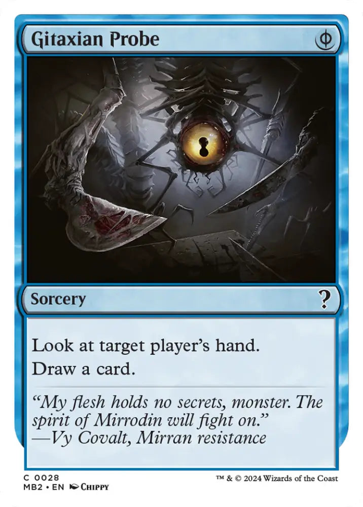 Gitaxian Probe (White Border) [Mystery Booster 2] - MTG Single