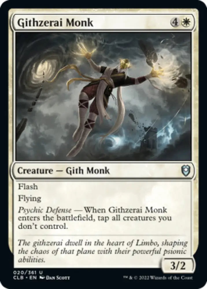 Githzerai Monk [Commander Legends: Battle for Baldur’s Gate] - MTG Single