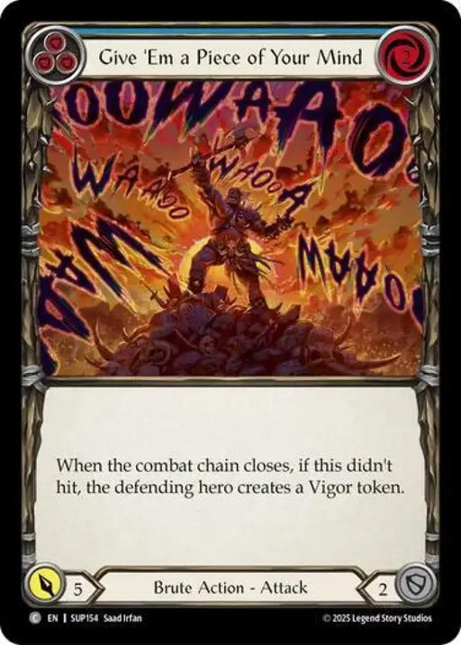 Give 'Em a Piece of Your Mind (Blue) (SUP154) [Super Slam]