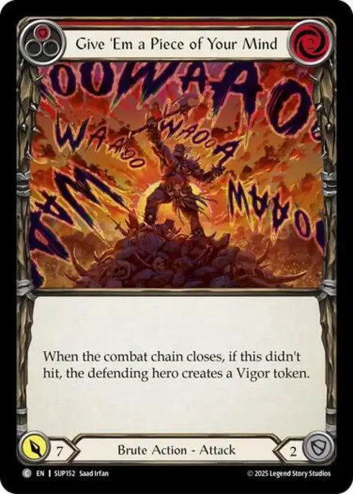 Give 'Em a Piece of Your Mind (Red) (SUP152) [Super Slam]