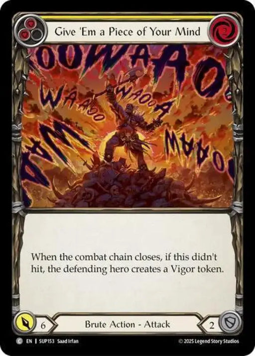 Give 'Em a Piece of Your Mind (Yellow) (SUP153) [Super Slam]
