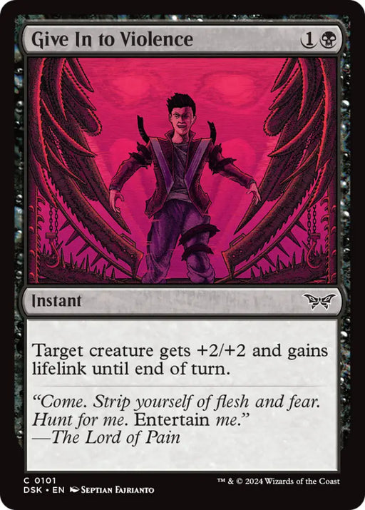 Give In to Violence [Duskmourn: House of Horror] - MTG Single