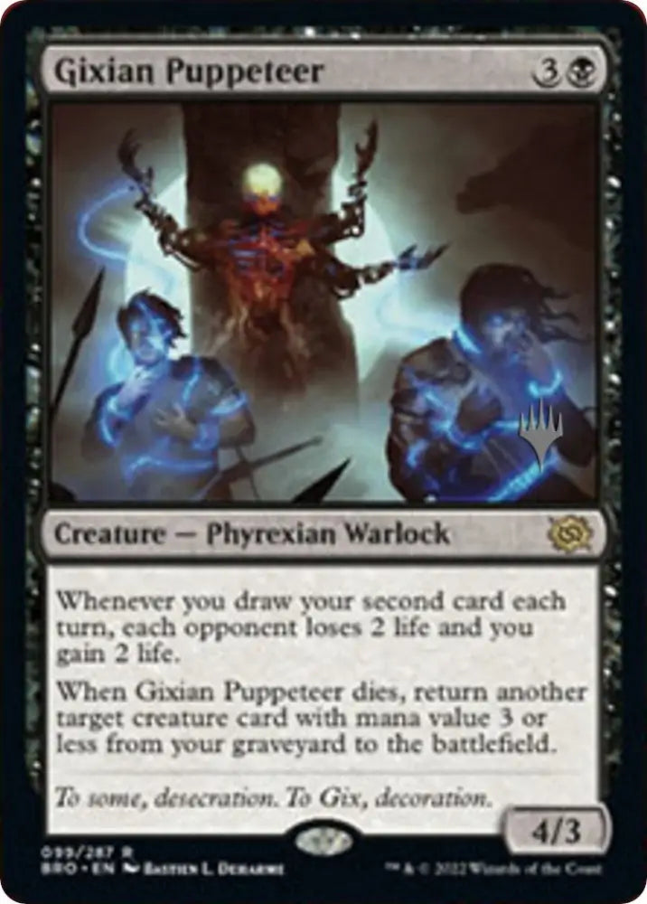 Gixian Puppeteer (Promo Pack) [The Brothers’ War Promos] - MTG Single