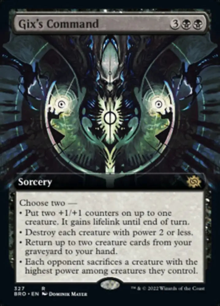 Gix’s Command (Extended Art) [The Brothers’ War] - MTG Single
