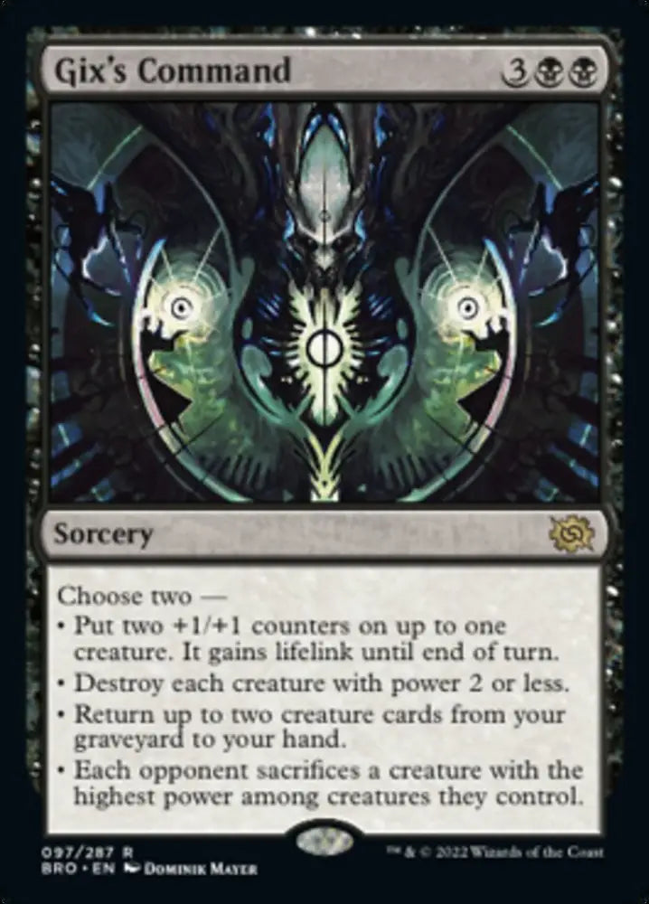 Gix’s Command [The Brothers’ War] - MTG Single