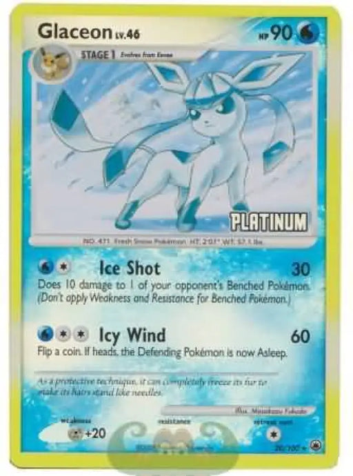 Glaceon (20/100) [Burger King Promos: 2009 Collection] - Pokemon Single