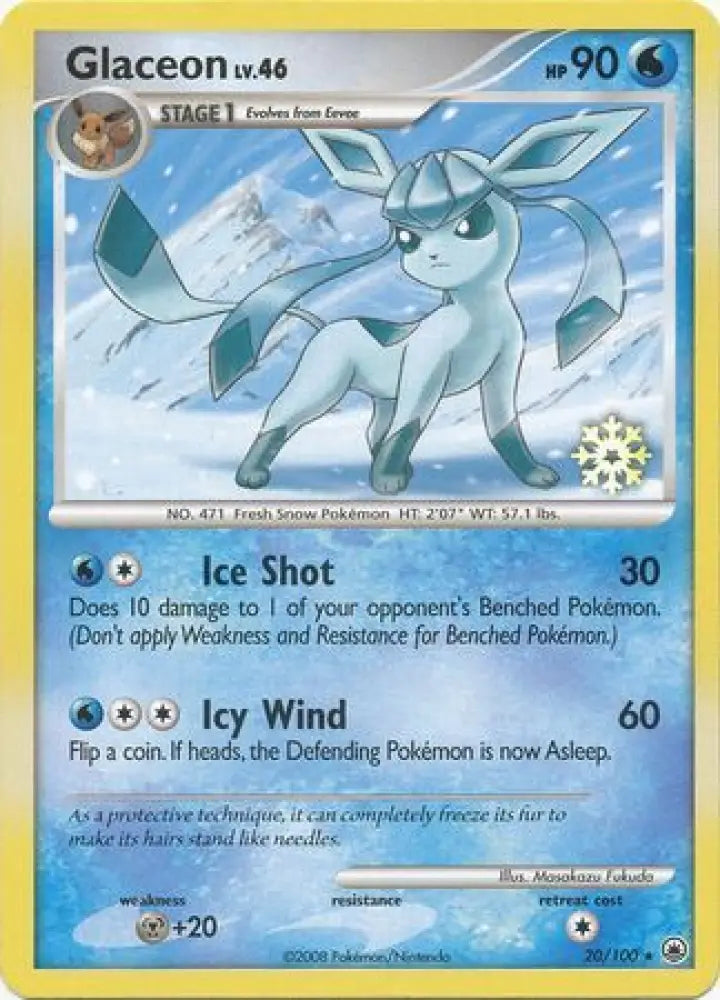 Glaceon (20/100) [Countdown Calendar Promos] - Pokemon Single