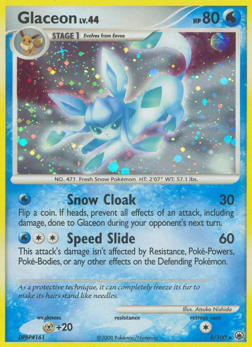 Glaceon (5/100) [Diamond & Pearl: Majestic Dawn] - Pokemon Single