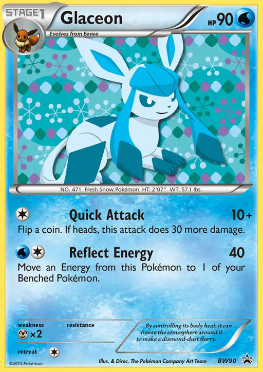 Glaceon (BW90) [Black & White: Black Star Promos] - Pokemon Single