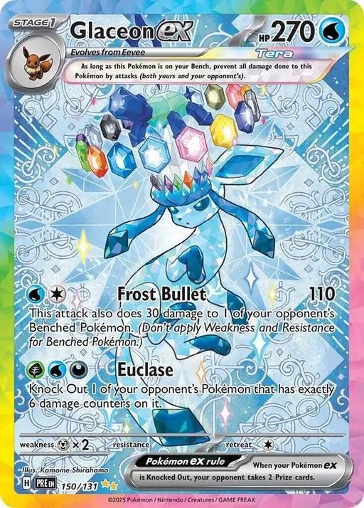 Glaceon ex (150/131) [Scarlet & Violet: Prismatic Evolutions] - Pokemon Single