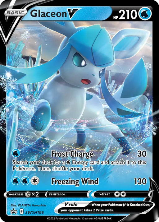 Glaceon V (SWSH196) [Sword & Shield: Black Star Promos] - Pokemon Single