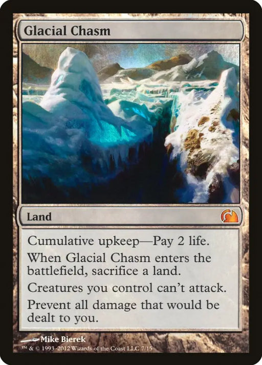 Glacial Chasm [From the Vault: Realms] - MTG Single