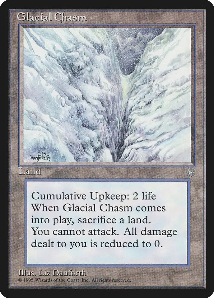 Glacial Chasm [Ice Age] - MTG Single