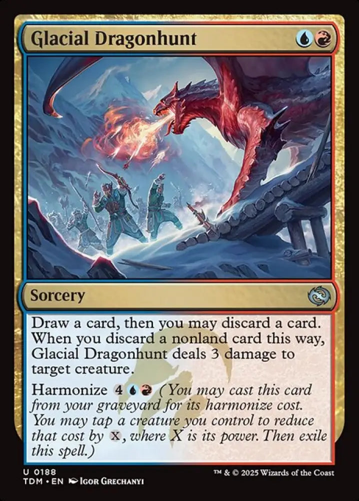 Glacial Dragonhunt (188) [Tarkir: Dragonstorm]