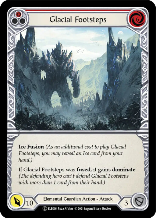 Glacial Footsteps (Red) [Tales of Aria Unlimited] Unlimited Normal - Flesh And Blood Single