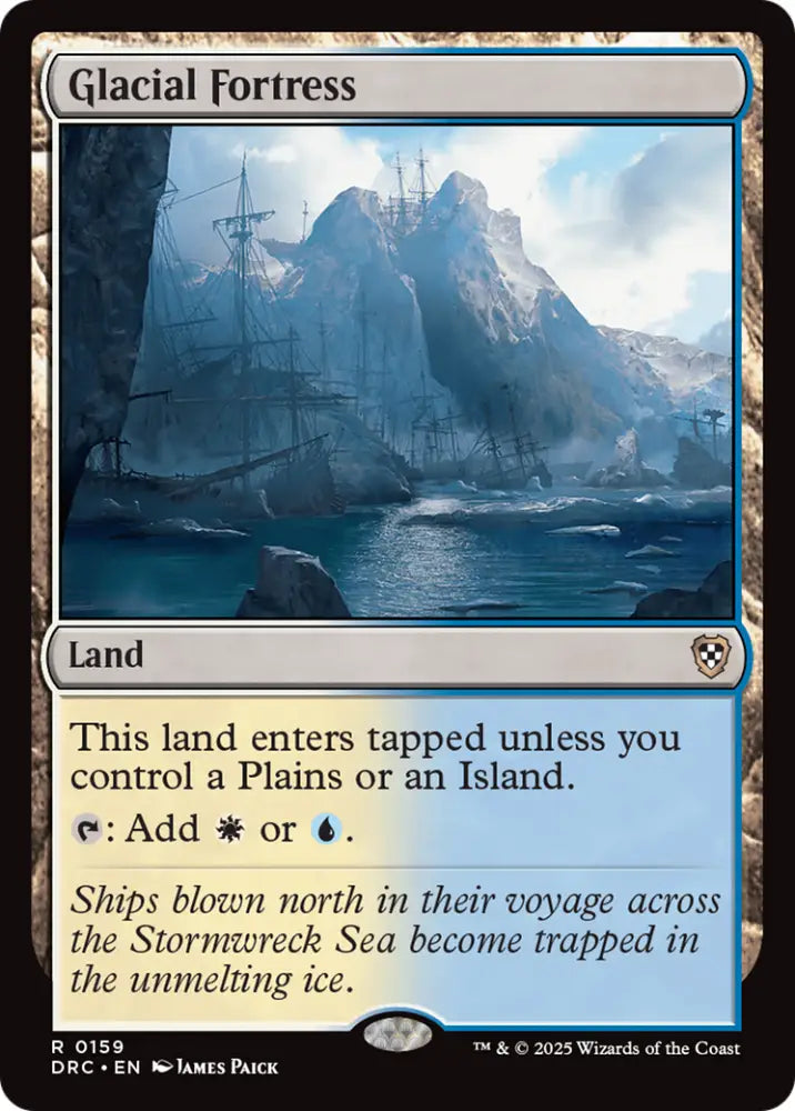 Glacial Fortress [Aetherdrift Commander] - MTG Single