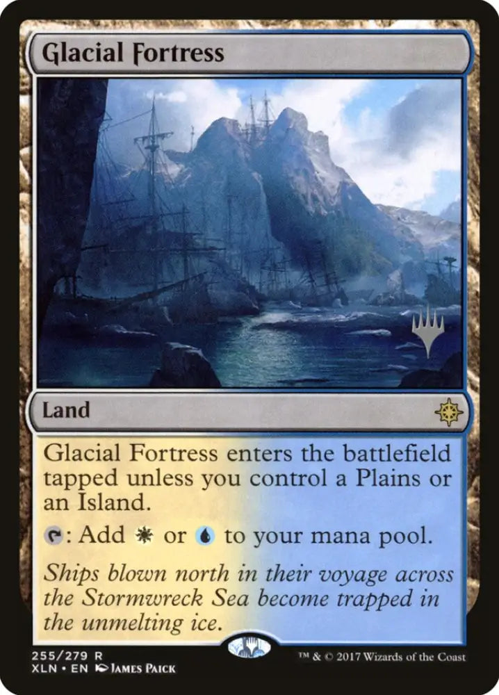 Glacial Fortress (Promo Pack) [Ixalan Promos] - MTG Single