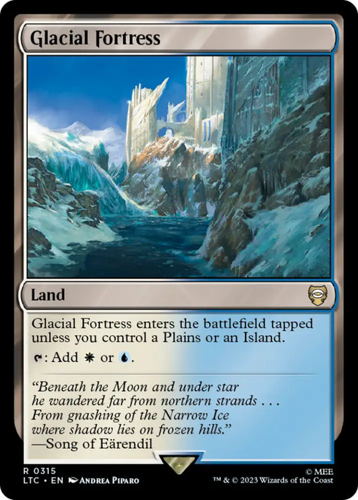 Glacial Fortress [The Lord of the Rings: Tales of Middle-Earth Commander] - MTG Single