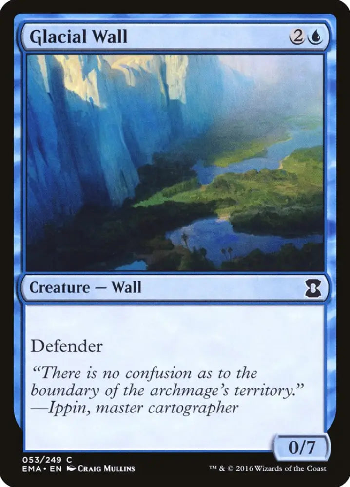 Glacial Wall [Eternal Masters] - MTG Single