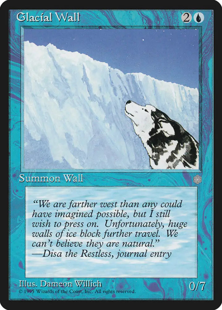 Glacial Wall [Ice Age] - MTG Single
