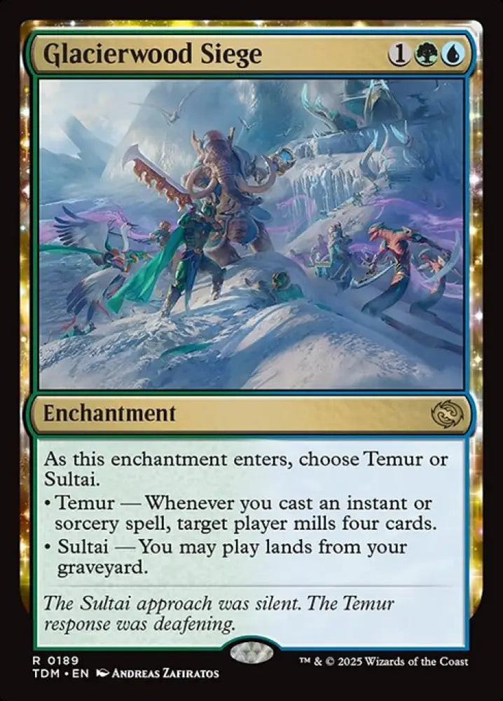 Glacierwood Siege (189) [Tarkir: Dragonstorm]