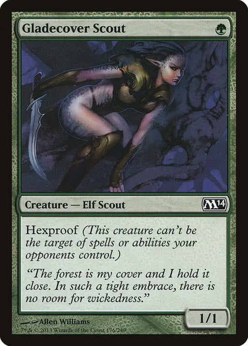 Gladecover Scout [Magic 2014] - MTG Single