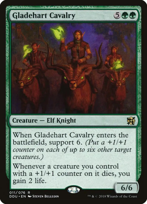Gladehart Cavalry [Duel Decks: Elves vs. Inventors] - MTG Single